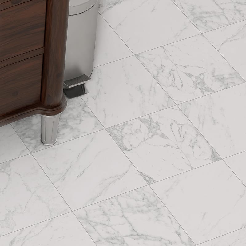 Merola Tile Reve Blanc 11-3/4" x 11-3/4" Porcelain Floor and Wall Tile