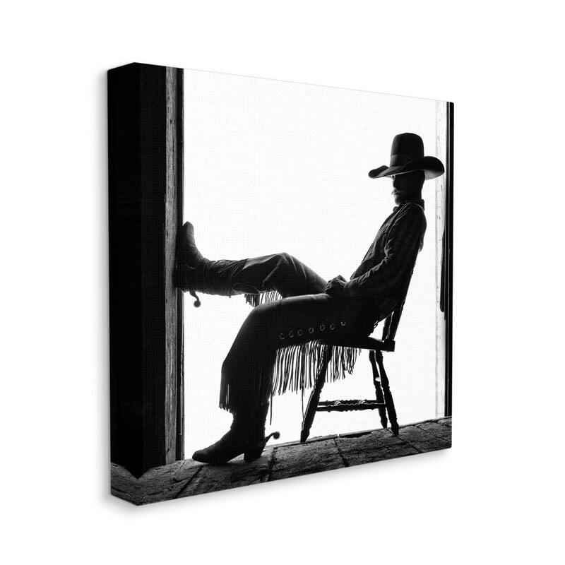 Stupell Southwestern Cowboy Photography Canvas Wall Art Design by PBurchettePhoto