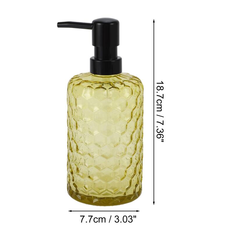 Simple Cylindrical Soap Pump Dispenser for Bathroom 500ml 1 Pcs