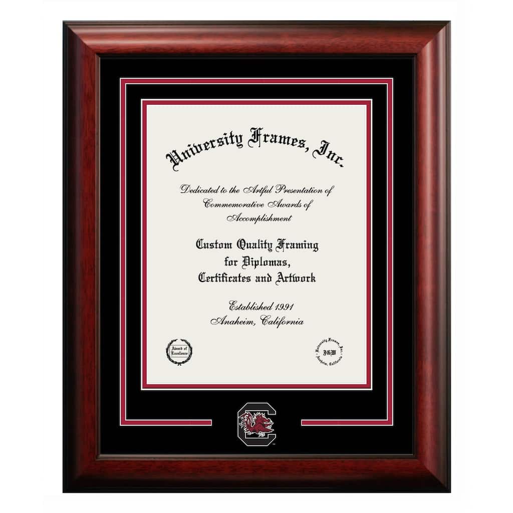 South Carolina Gamecocks 11w x 14h Spirit Diploma Frame