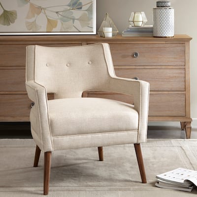 Madison Park Nicoli Cream Accent Chair