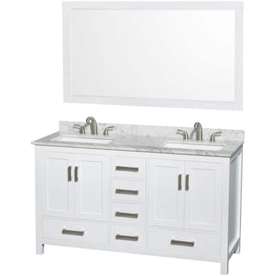 Wyndham Collection WCS141460DCMUS3M58 Sheffield 60" Free Standing