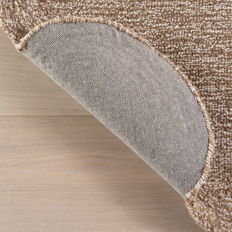 Nuloom Elira Solid Bordered Area Rug
