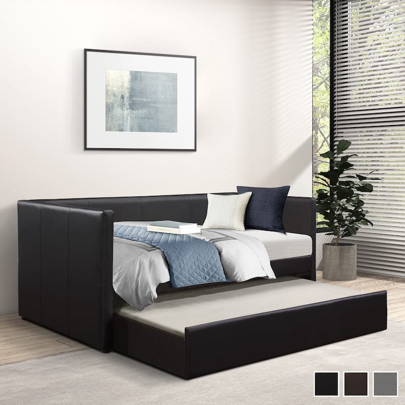 Elon Upholstered Daybed with Trundle