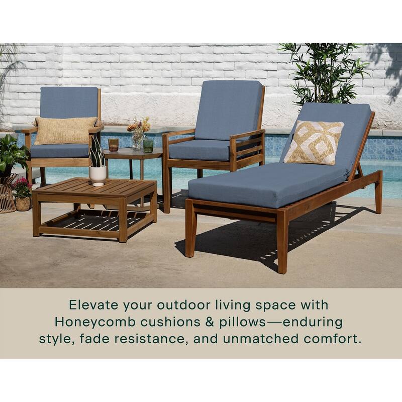 Outdoor Highback Dining Chair Cushion