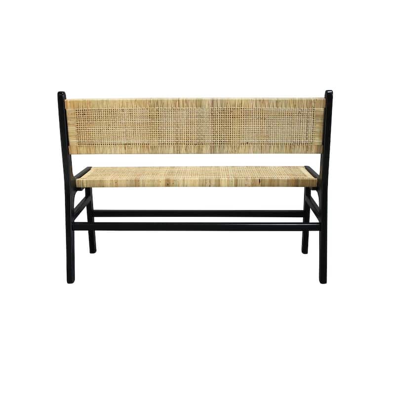 Carolina Living Leana Rattan Bench