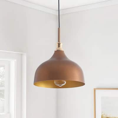 Vintage 1-Light Unique Dome Shape Pendant Lighting Fixture