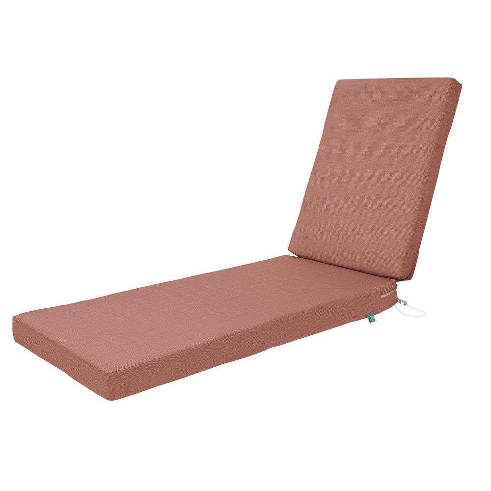 DUCKCOVERS Weekend All-Weather Outdoor Chaise Cushion