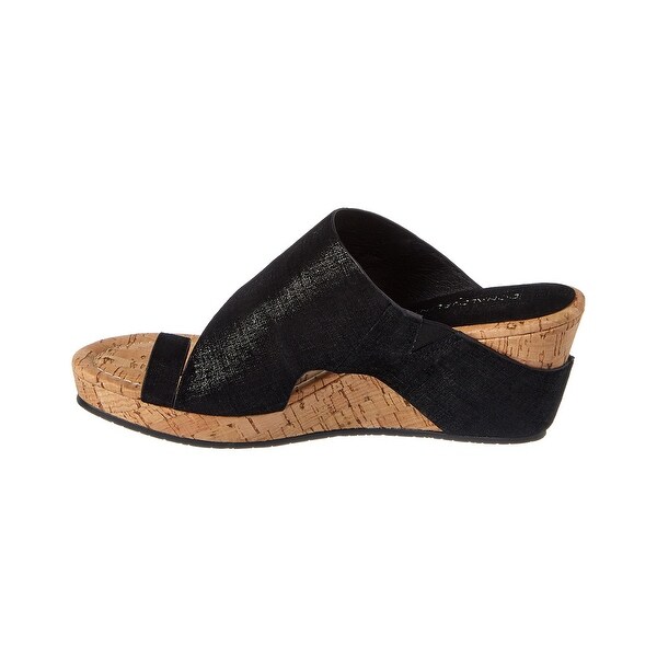 donald pliner gyer wedge sandal black