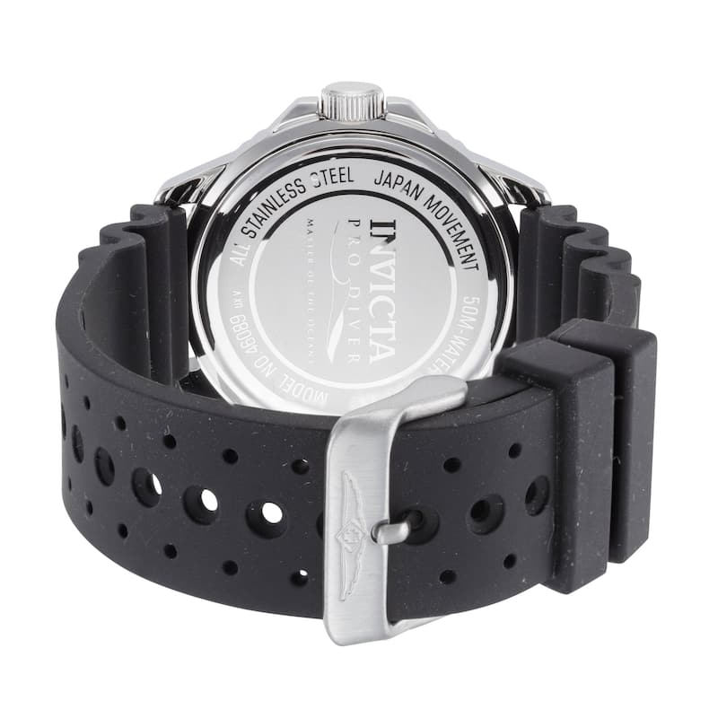 Invicta Men's Pro Diver 45mm Quartz Watch IN-46089 - Black - N/A