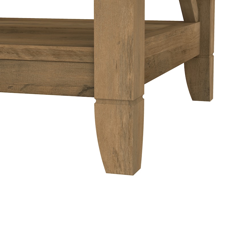 Bush Furniture Key West Tall 5 Shelf Bookcase with Adjustable Shelves