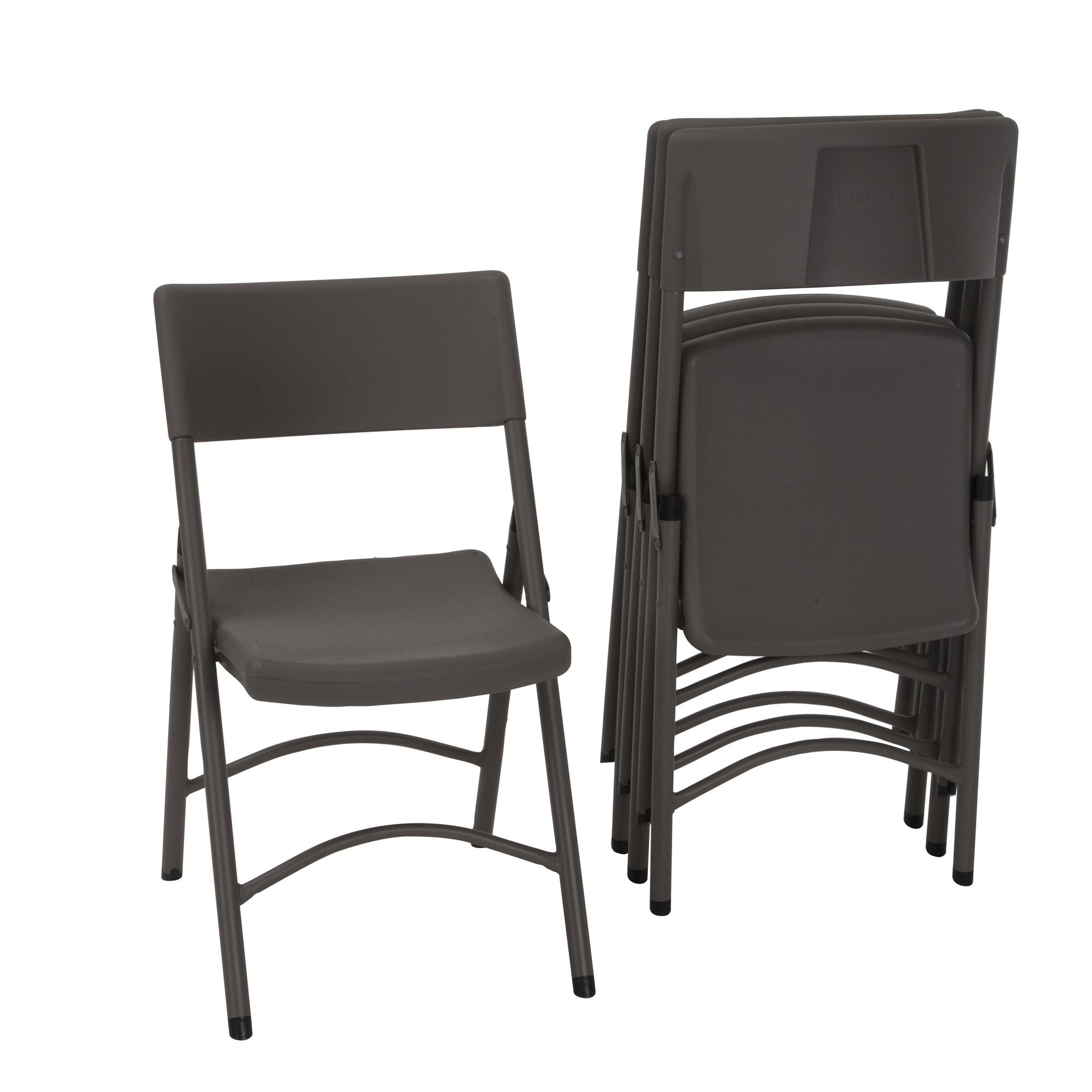 Cosco ZOWN Premium Commercial Blow Mold Banquet Folding Chair (4-pack)