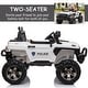 preview thumbnail 13 of 12, Big 53"L 12V Police Car Ride-On SUV for Kids with Siren, Remote Control, Music, Suspension & Horn