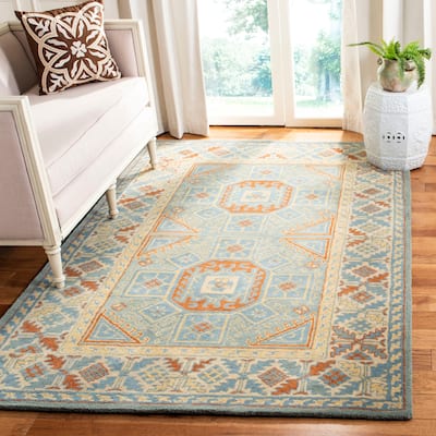SAFAVIEH Handmade Heritage Resort Weave Traditional Oriental Wool Rug