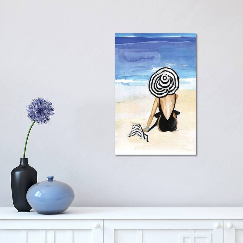 iCanvas "Beach Time" by Rongrong DeVoe Canvas Print