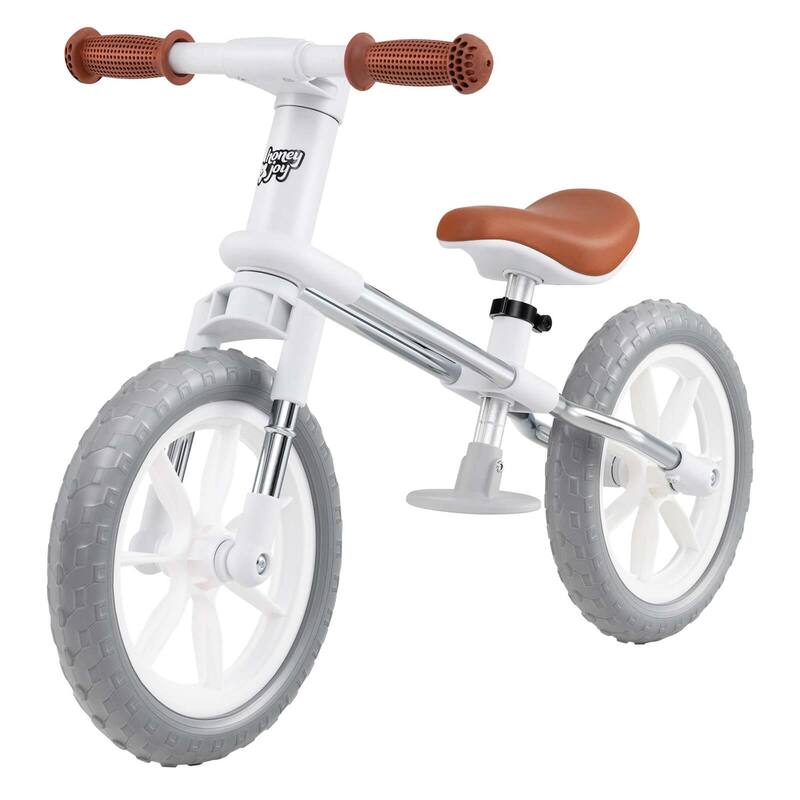 Honeyjoy 12" Balance Bike 2 Wheels Children’s Bicycle with Adjustable - See Details - White