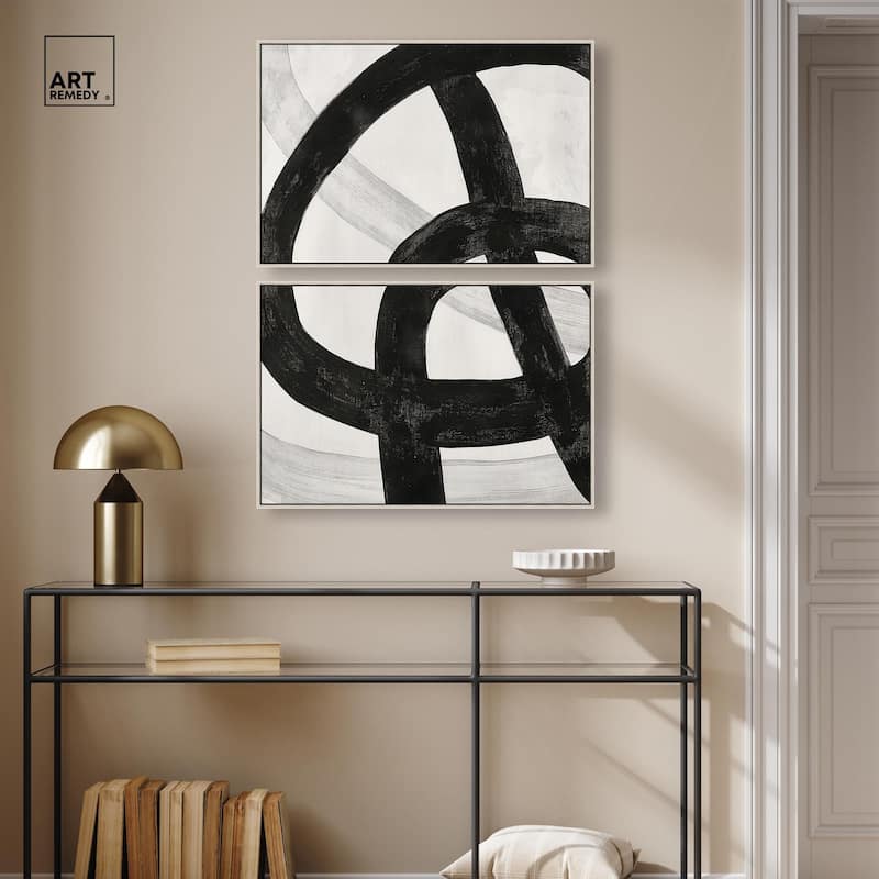 Infinite Loop II Canvas Set of 2 by Art Remedy