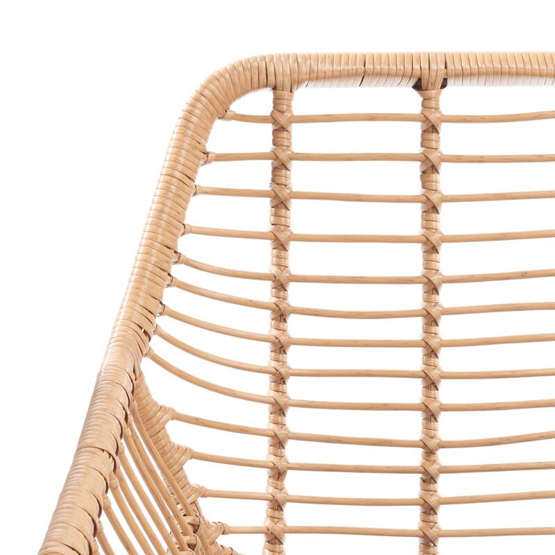 SAFAVIEH Outdoor Valery Rattan 4-Piece Patio Set - 46W x 32D x 32H