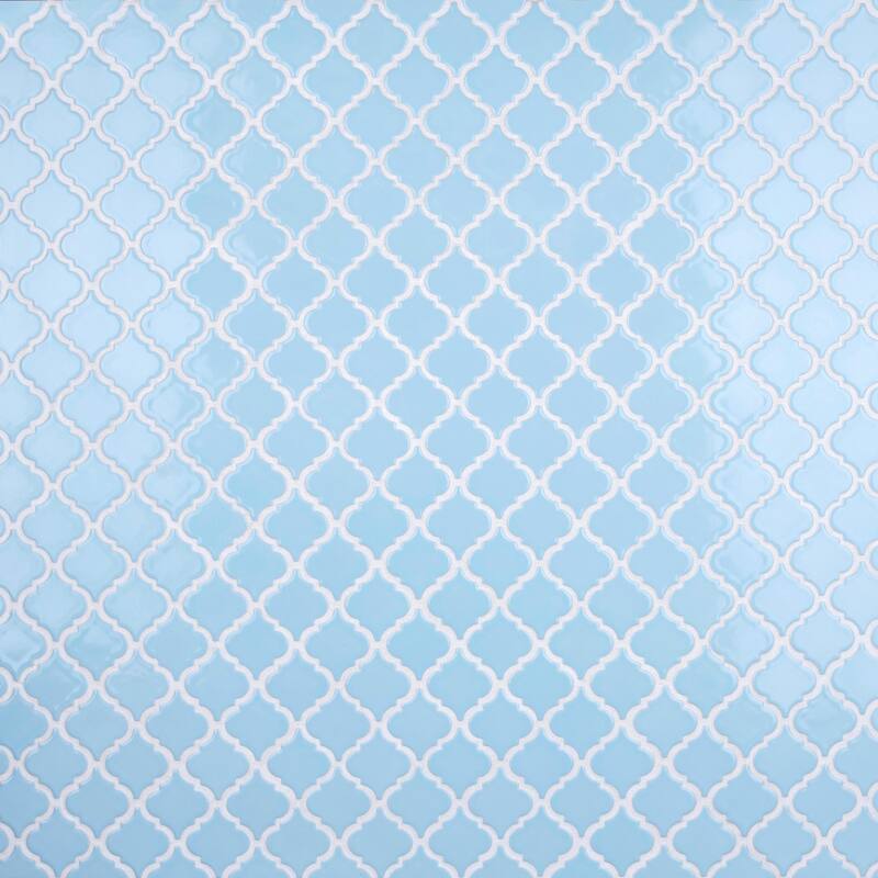 Merola Tile Hudson Tangier Cashmere Blue 12-3/8" x 12-3/8" Porcelain Floor and Wall Tile