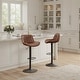 preview thumbnail 3 of 60, Art Leon Adjustable Height Swivel Barstool, Set of 2