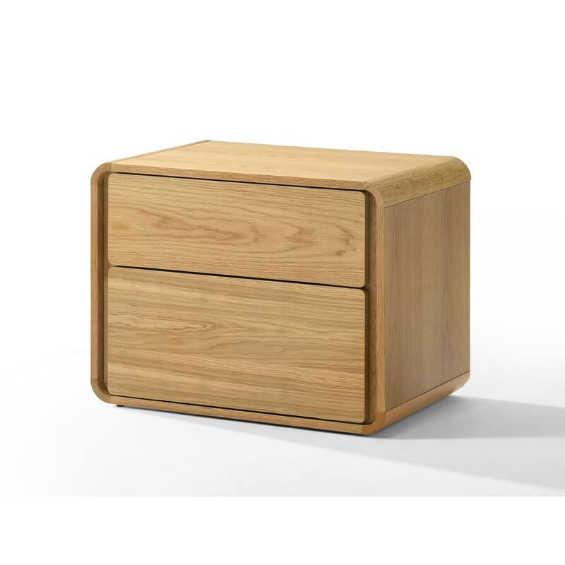 Modrest Dustin Modern Natural Oak Nightstand