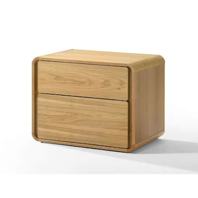 Modrest Dustin Modern Natural Oak Nightstand