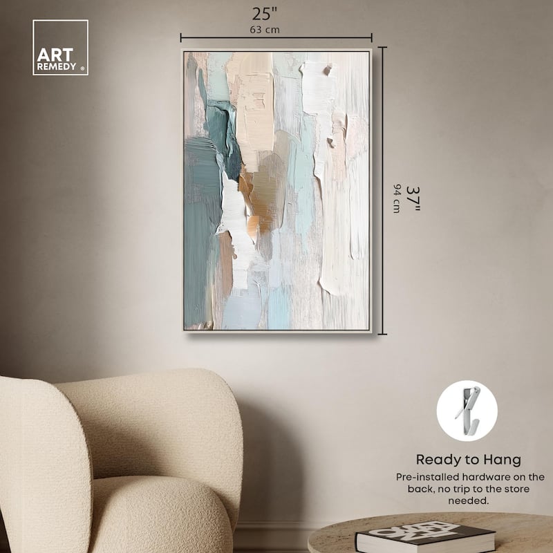 Impasto Intervals I Canvas by Art Remedy