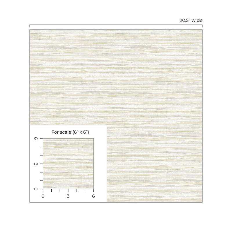 Seabrook Designs Sky Wave Stringcloth Unpasted Wallpaper