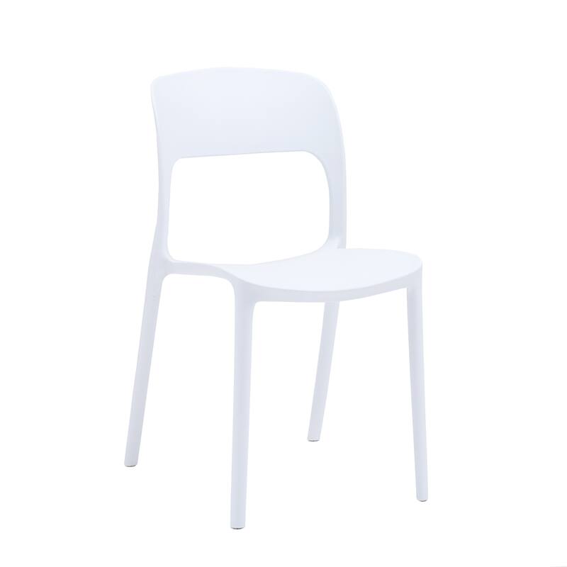 Porthos Home Brody Stackable Plastic Dining Chairs (Set of 2)
