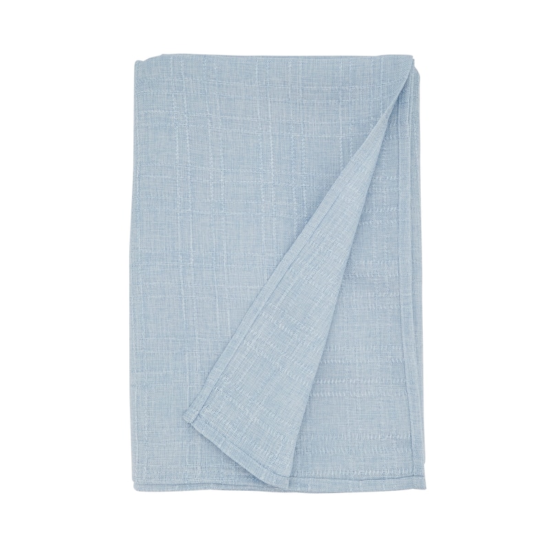Refined Stitched Plaid Tablecloth