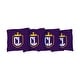 preview thumbnail 1 of 1, California Lutheran Kingsmen Purple Logo Design Cornhole Bags All-Weather Resin Filled