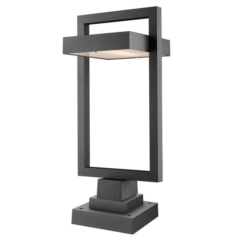 James Allan ZPL47810 Roland 11" Tall LED Pier Mount Post Light - Black