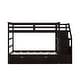 preview thumbnail 3 of 10, Twin Over Twin Bunk Bed With Twin Trundle and 3 Storage Stairs for Kids