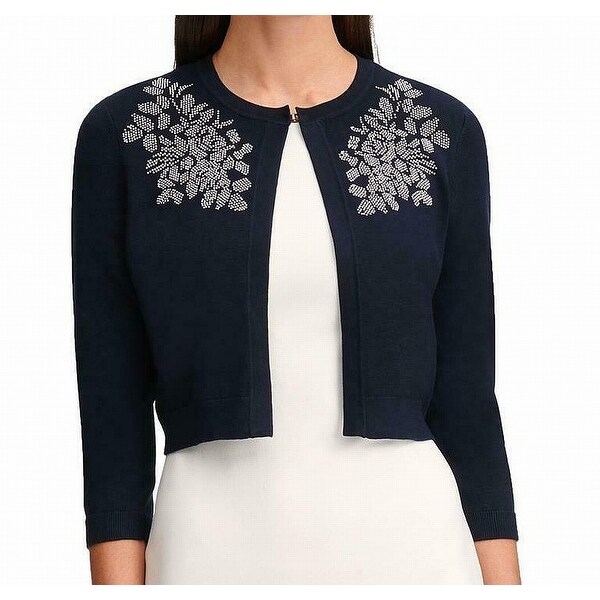 navy shrug cardigan