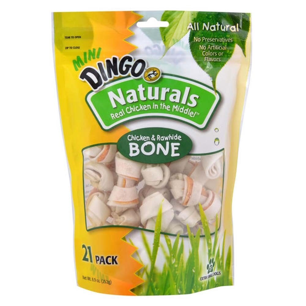 Shop Dingo Naturals Mini Bones 21pk Free Shipping On Orders Over 45 Overstock 21114489
