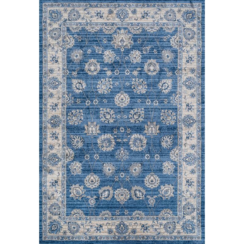 JONATHAN Y Traditional Persian Vintage Moroccan Area Rug - 3 X 5 - Blue/Cream