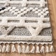 preview thumbnail 5 of 8, SAFAVIEH Hand-Knotted Casablanca Shag Shala Tribal Wool Rug