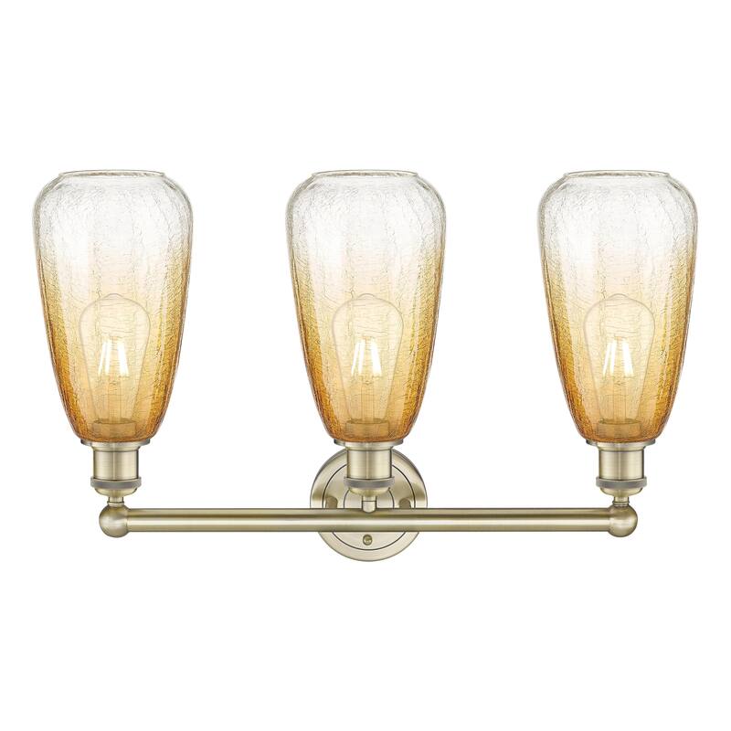 Innovations Lighting Endless Possibilities Edison - Brookhaven Almond - 3 Light 24" Bath Vanity Light