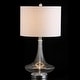 preview thumbnail 20 of 46, Ames 25.5" Glass Teardrop LED Table Lamp, Mercury Silver/Chrome (Set of 2) by JONATHAN Y