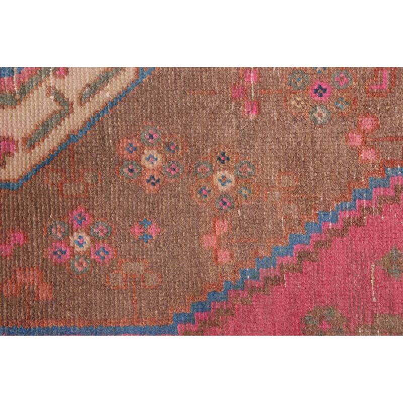 ECARPETGALLERY Hand-knotted Antalya Vintage Brown Wool Rug - 2'11 x 9'4