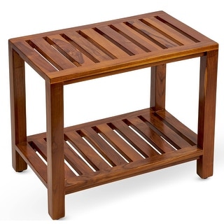 TeakCraft The THEIA, Fully Assembled Teak Shower Bench 21 Inch - Bed ...