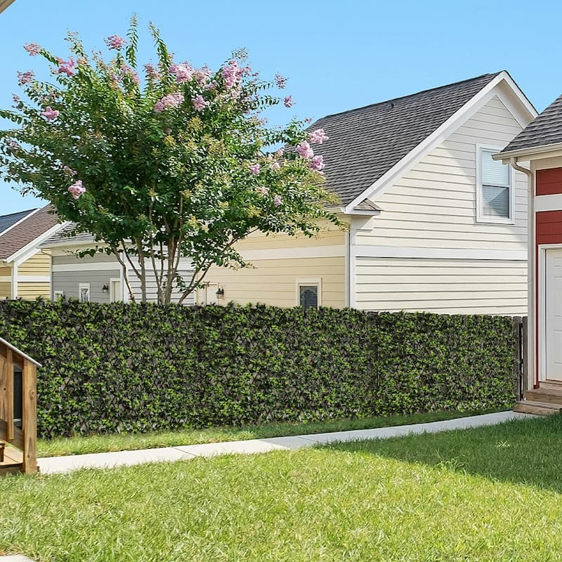 32" x 50" Faux Ivy Leaf Privacy Fence Screen Artificial Hedge Wall