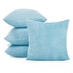 preview thumbnail 50 of 90, Deconovo Throw Pillow Covers, Corduroy Striped Decorative Covers, Set of 4