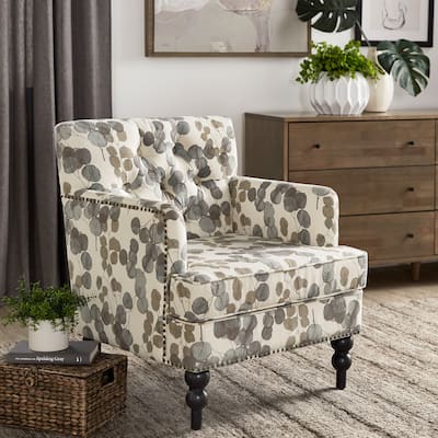 Tabitha Fabric Tufted Club Chair by iNSPIRE Q Modern