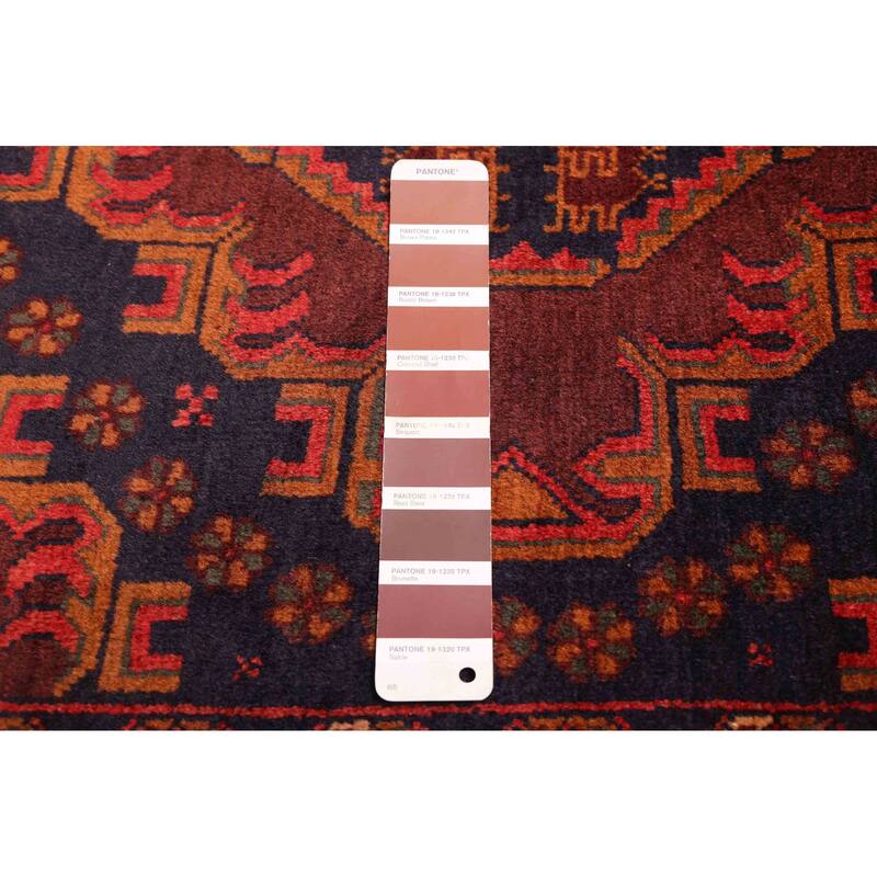 ECARPETGALLERY Hand-knotted Teimani Brown Wool Rug - 3'11 x 7'1