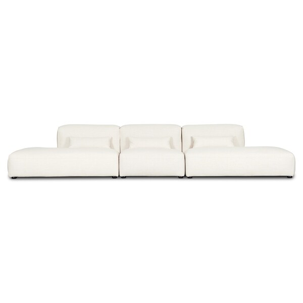 Poly & Bark Infina Armless Modular 3 Piece Sofa - Bed Bath