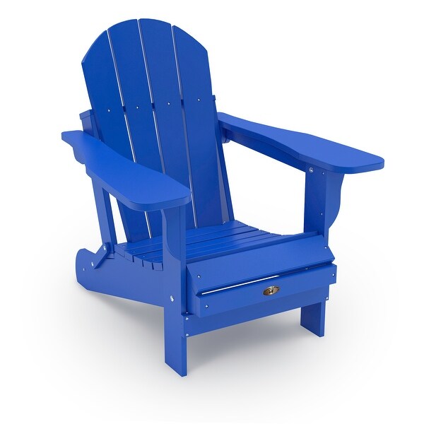 Leisure Line Recycled Plastic Folding Adirondack Chair - Bed Bath