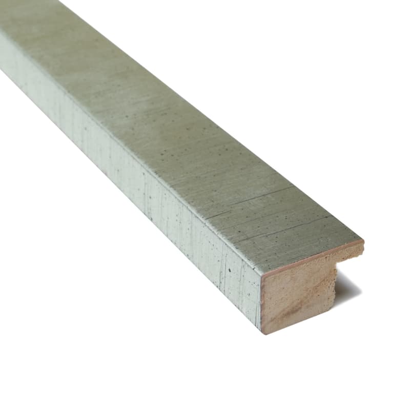 Silver Leaf Wood Framed White Corkboard Bulletin Board