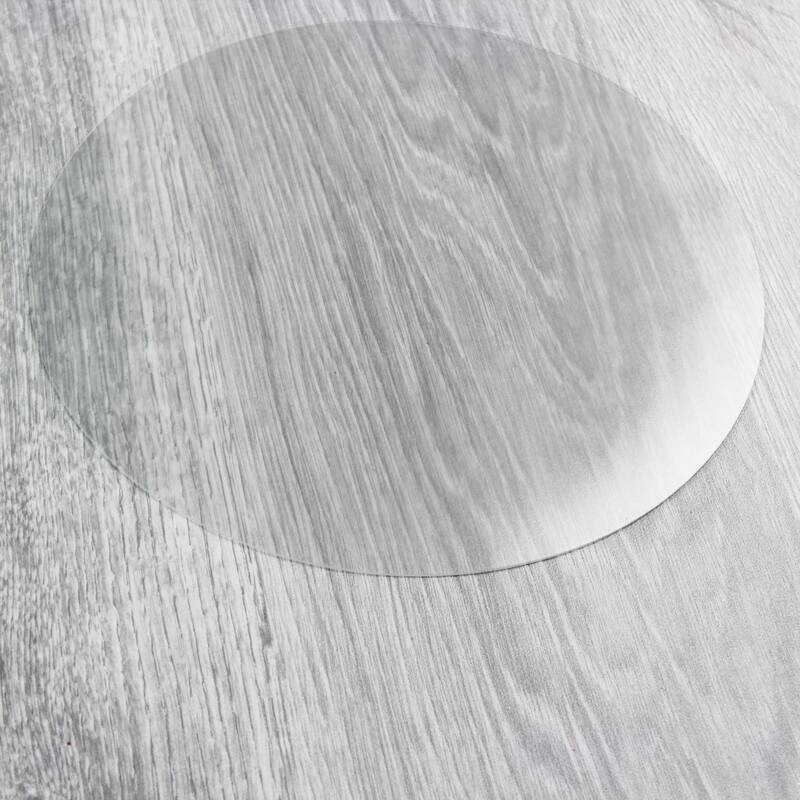 Desktex® Pack of 2 Anti-Microbial Circular Desk Mats -12" Diameter - 12"x12"