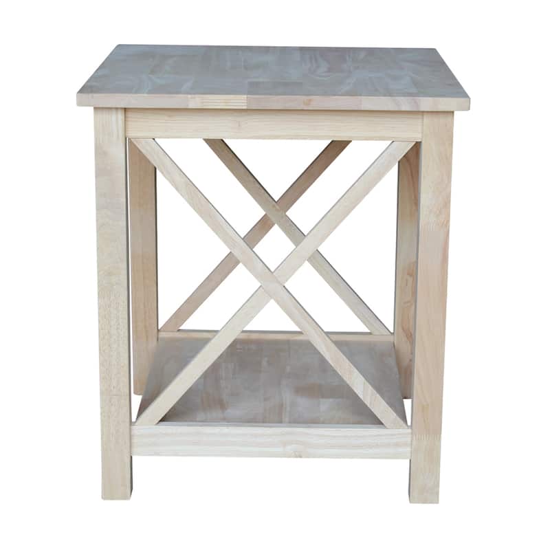 International Concepts Wood Hampton End Table